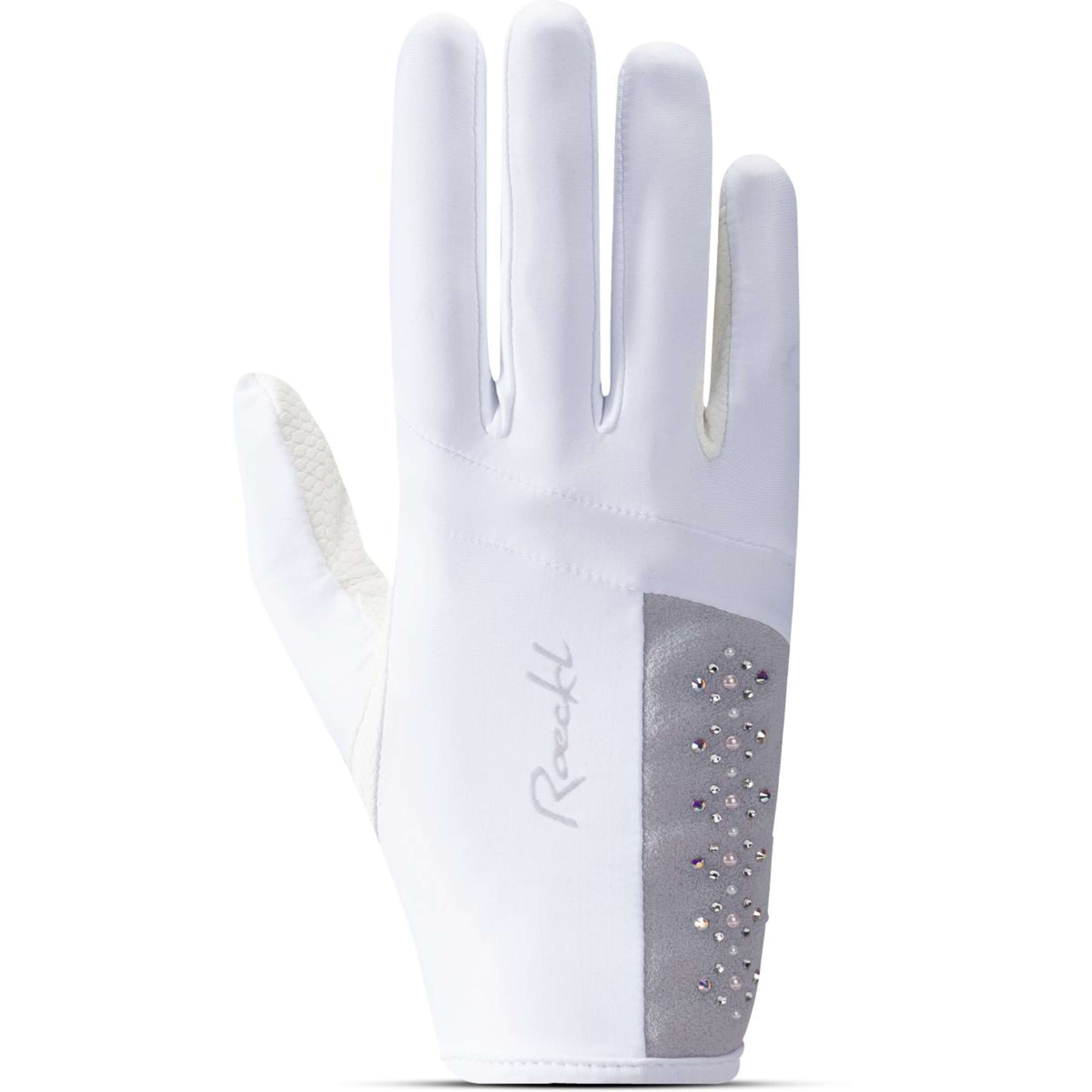 Roeckl Riding Gloves Lillinoe White