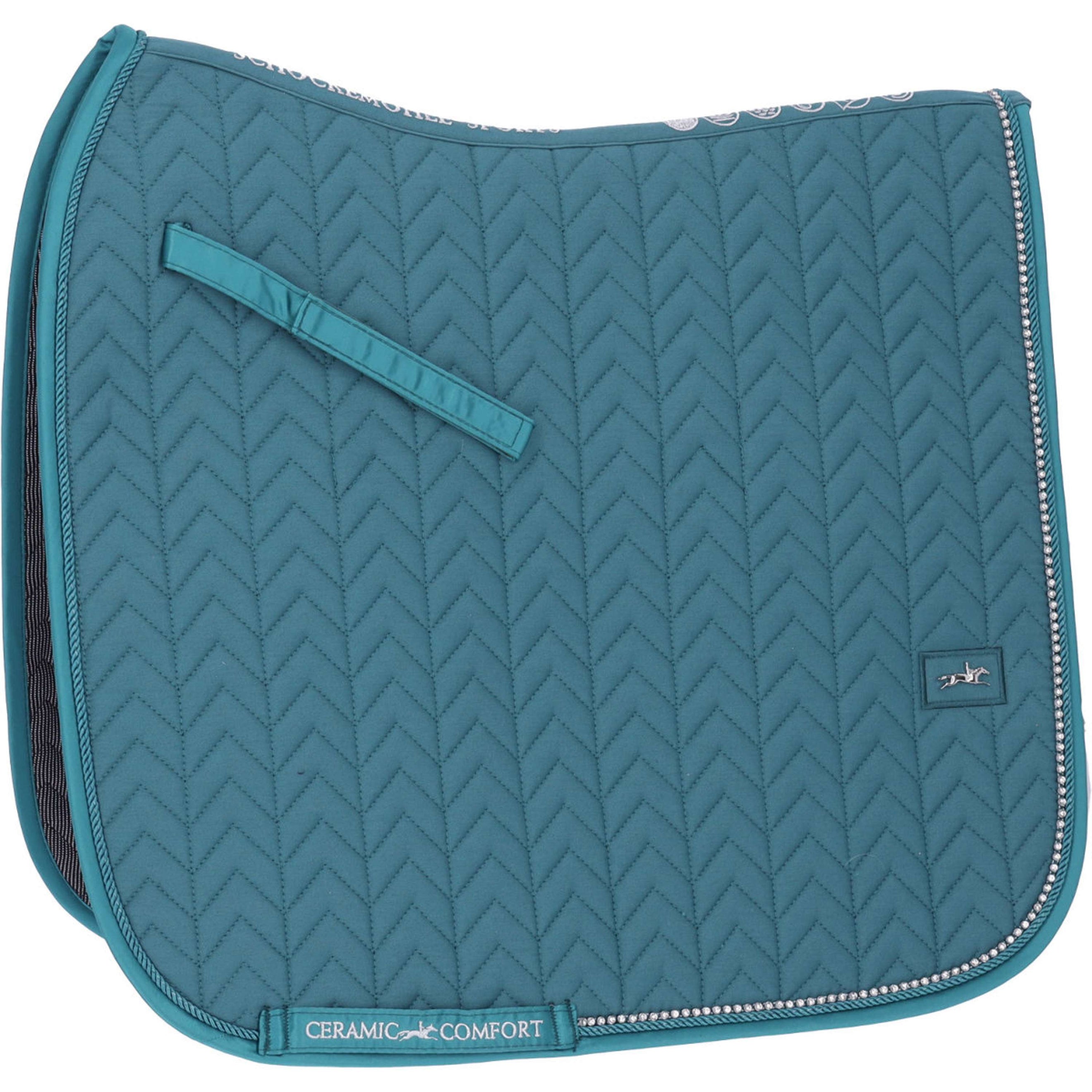 Schockemöhle Saddlepad SPCeramica D Style Dressage Colonial Blue Schockemöhle Saddlepad SPCeramica D Style Dressage Colonial Blue