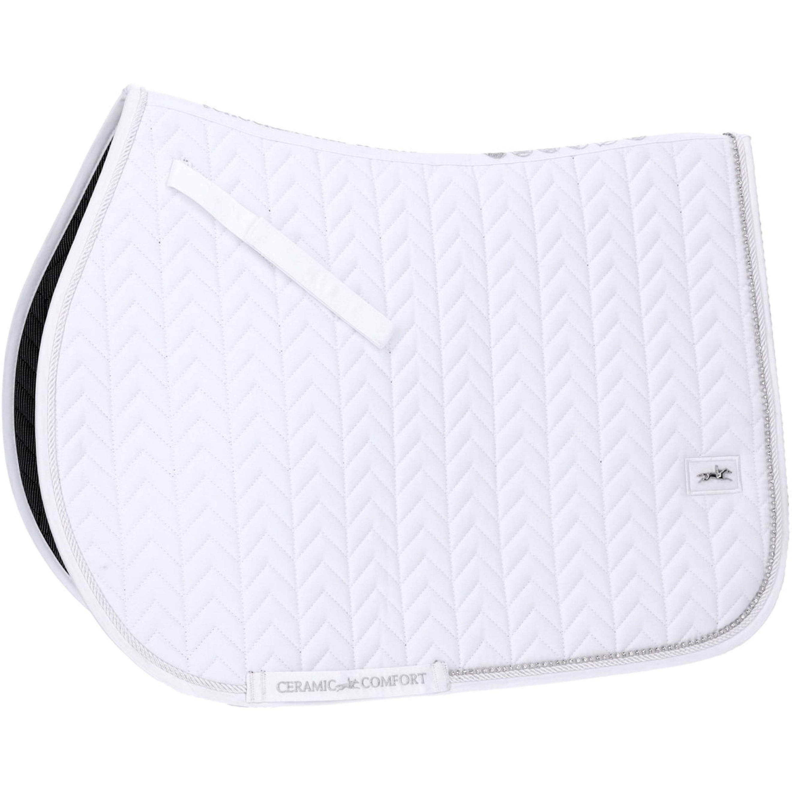 Schockemöhle Saddlepad SPCeramica S Style Jumping White Schockemöhle Saddlepad SPCeramica S Style Jumping White