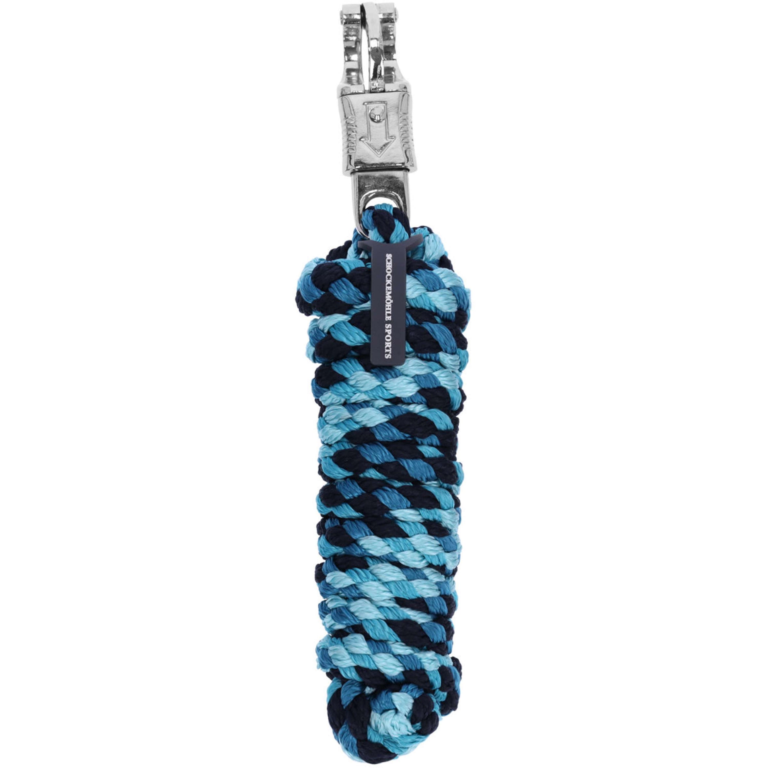Schockemöhle Lead Rope SP Panic Style Panic Snap Colonial Blue/Mint/Navy Schockemöhle Lead Rope SP Panic Style Panic Snap Colonial Blue/Mint/Navy