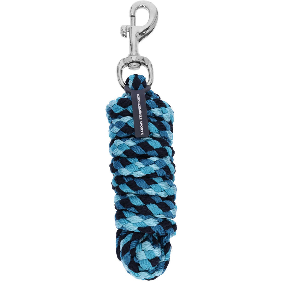 Schockemöhle Lead Rope SP Catch Style Musketon Hook Colonial Blue/Mint/Navy