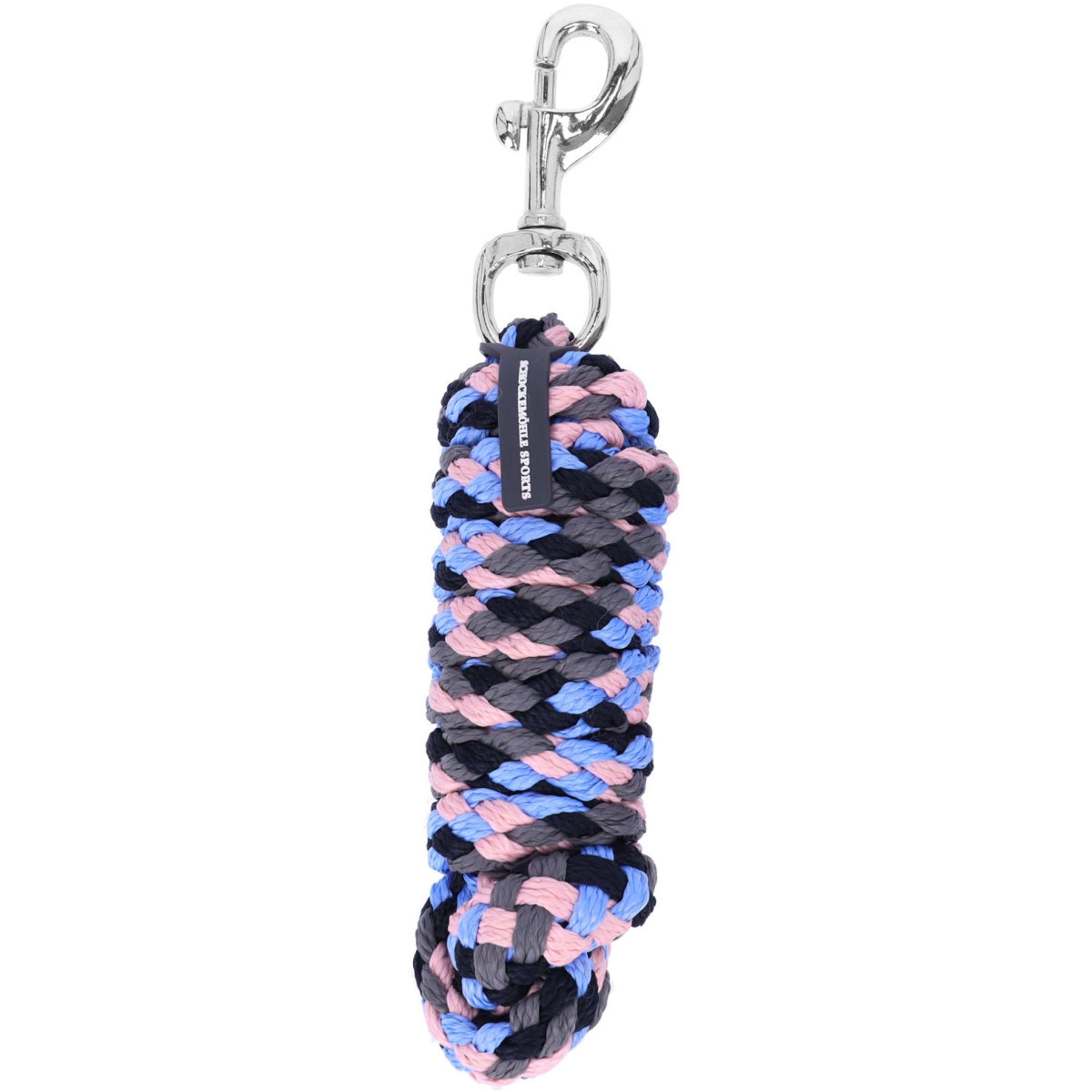Schockemöhle Lead Rope SP Catch Style Musketon Hook True Navy/Sky/Pale Pink
