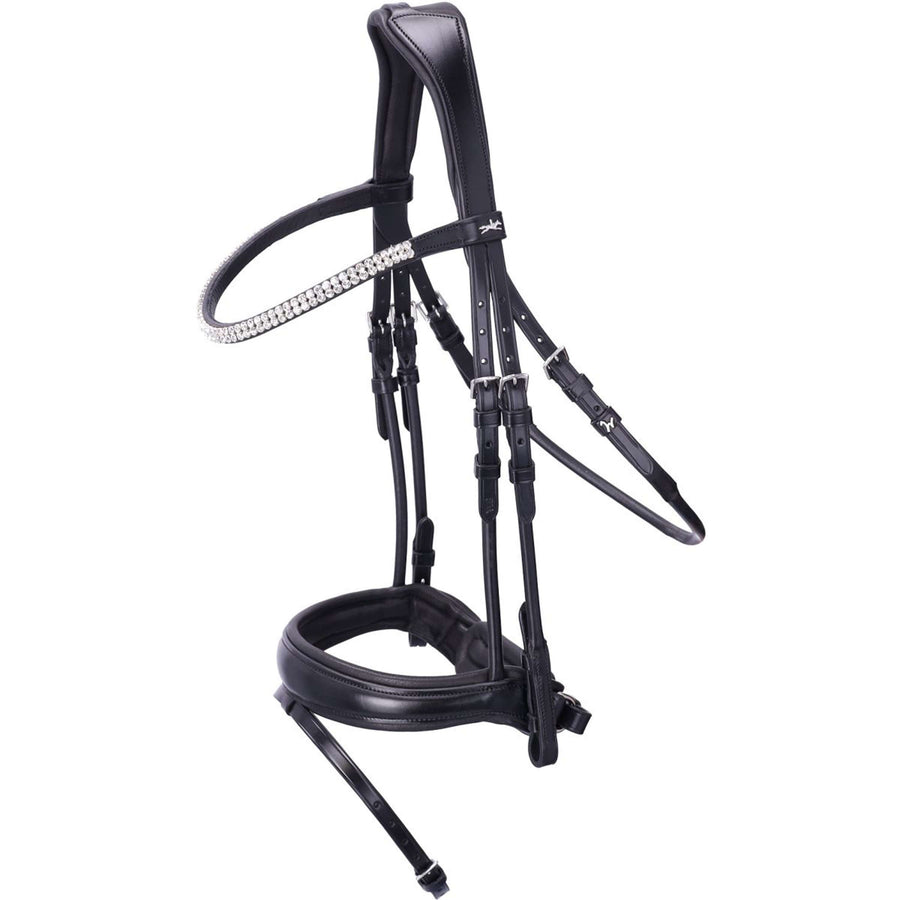 Schockemöhle Snaffle Bridle SP Isabell Werth Johnny Black/Silver