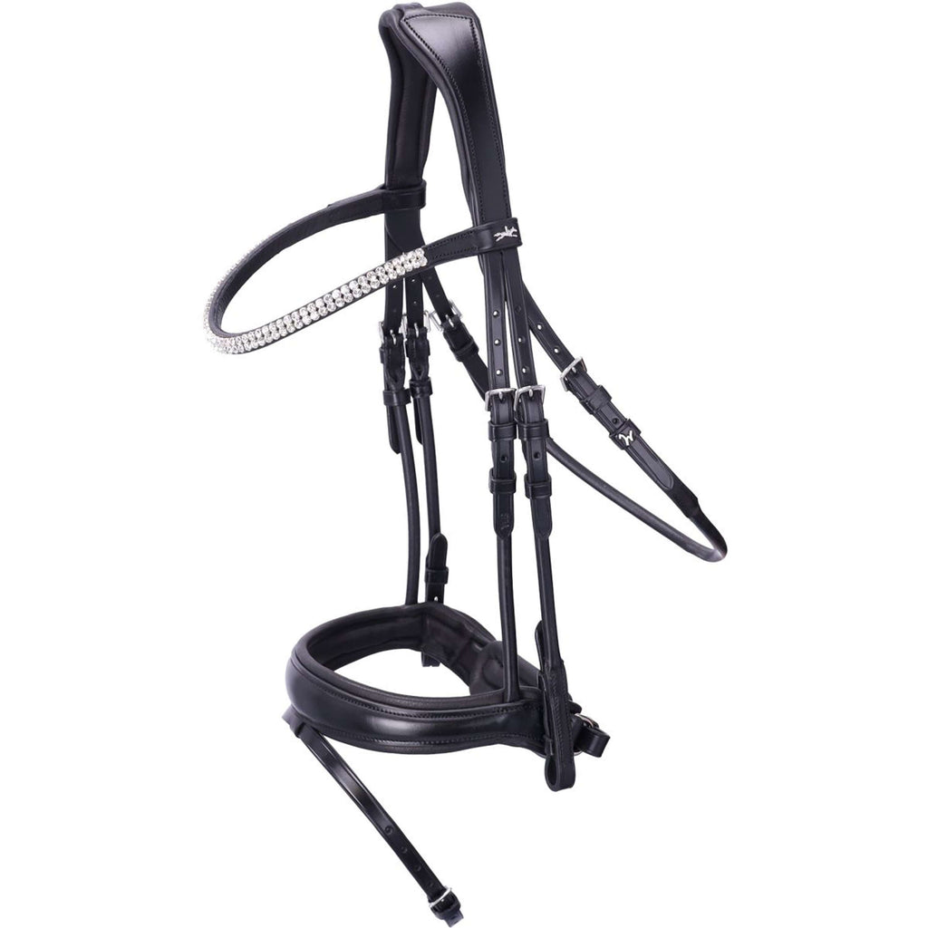 Schockemöhle Snaffle Bridle SP Isabell Werth Johnny Black/Silver