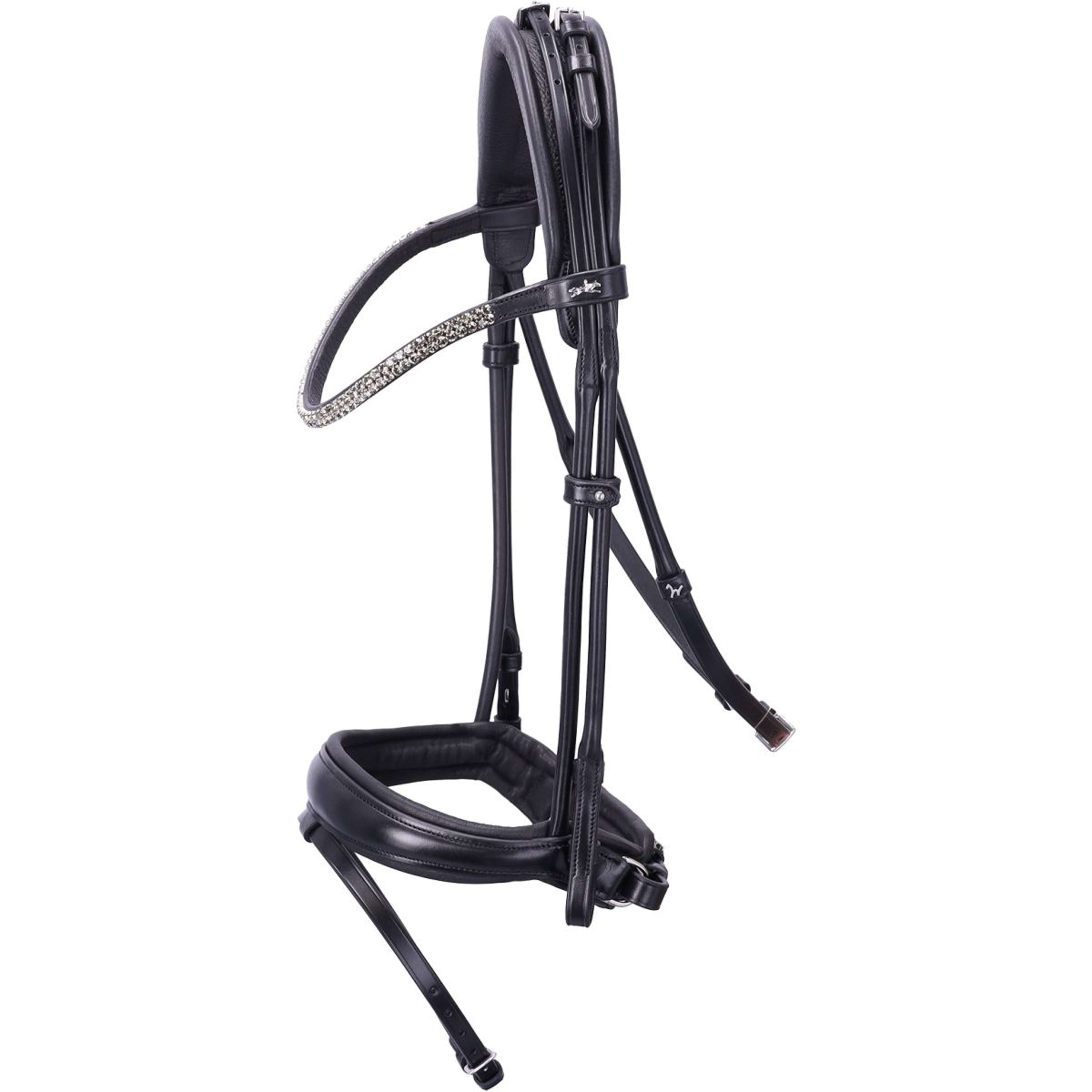 Schockemöhle Snaffle Bridle SP Isabell Werth Satchmo Black/Silver