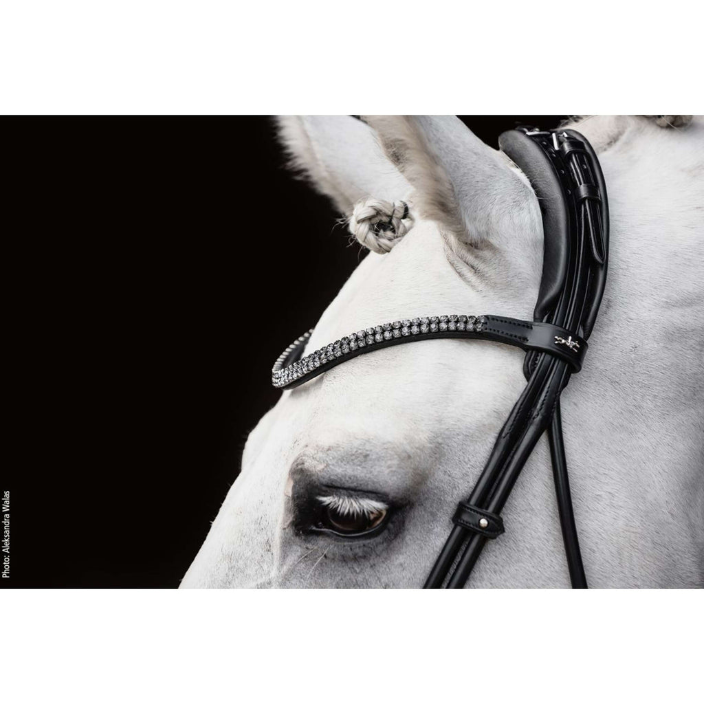 Schockemöhle Snaffle Bridle SP Isabell Werth Satchmo Black/Patent/Silver