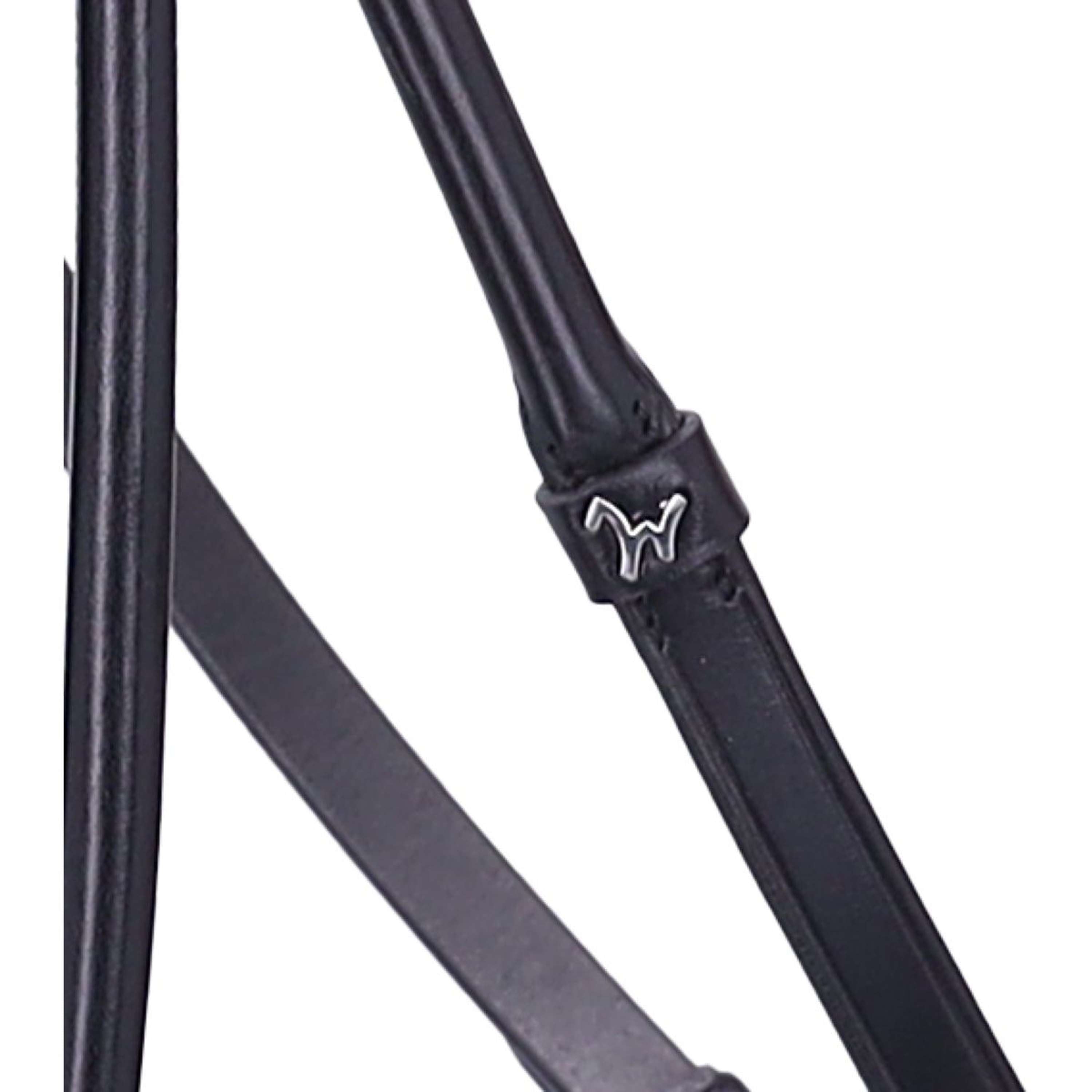 Schockemöhle Snaffle Bridle SP Isabell Werth Satchmo Black/White/Silver