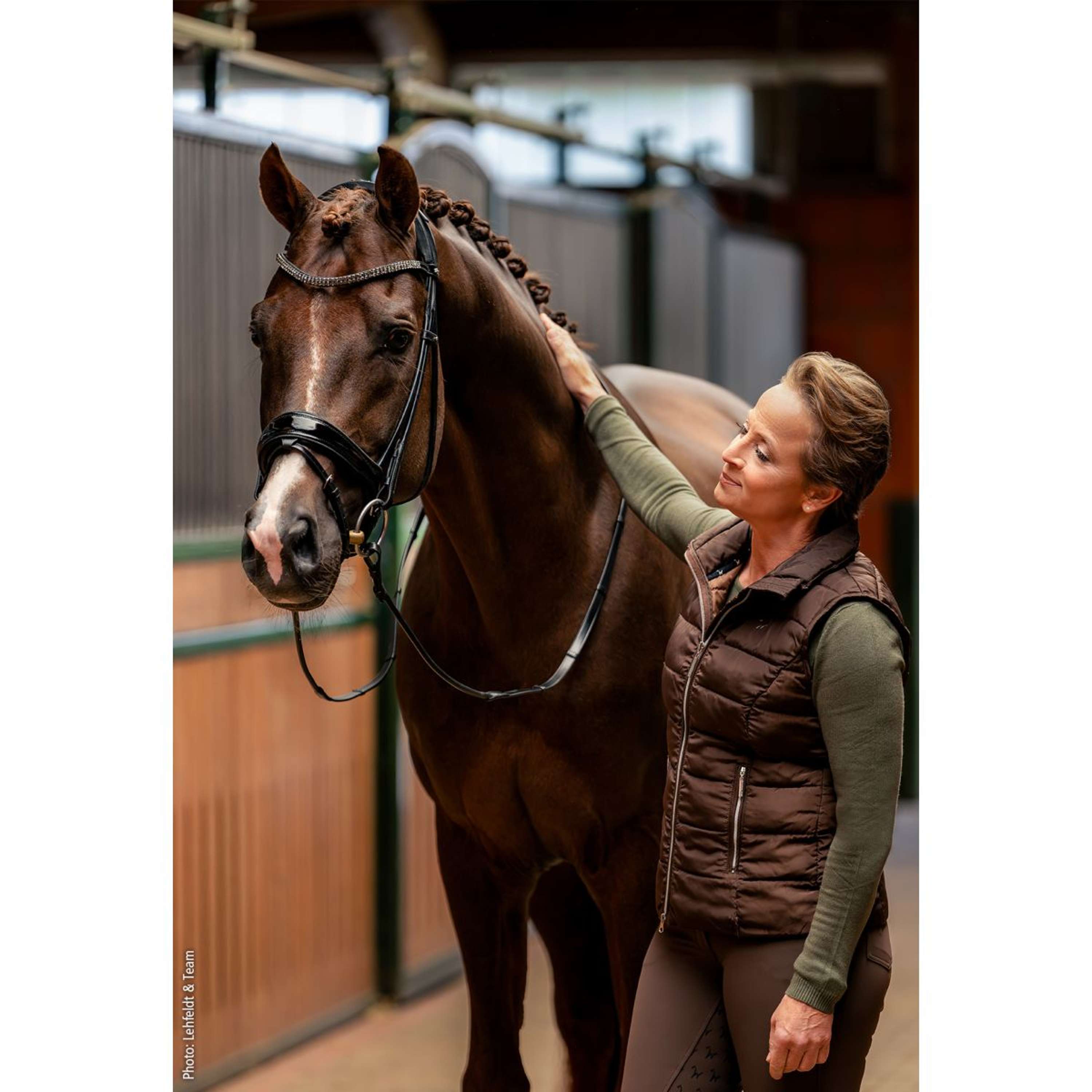 Schockemöhle Snaffle Bridle SP Isabell Werth Satchmo Black/Patent/Silver