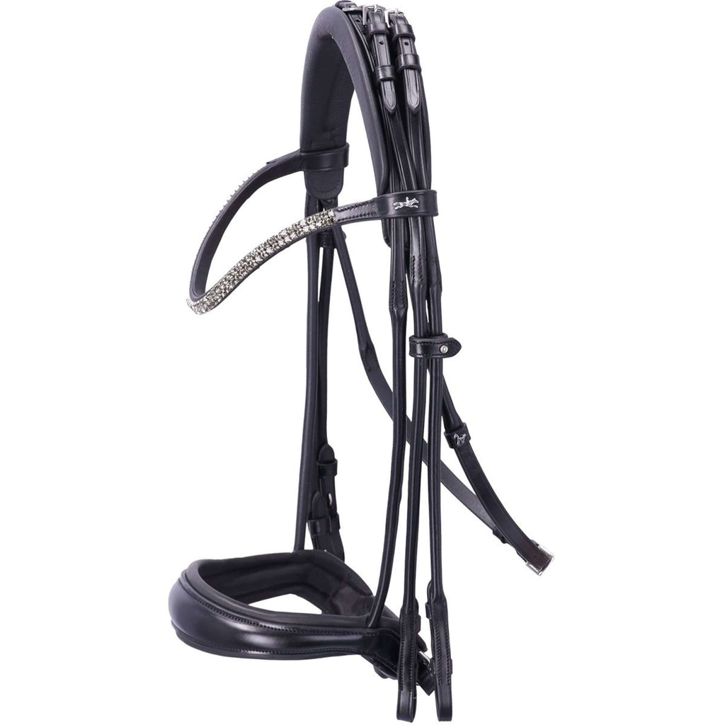 Schockemöhle Double Bridle SP Isabell Werth Bella Rose Black/Silver