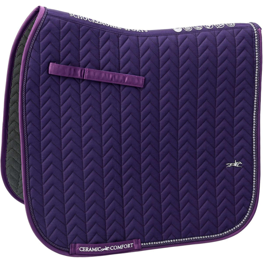 Schockemöhle Saddlepad SPCeramica Dressage Dark Purple