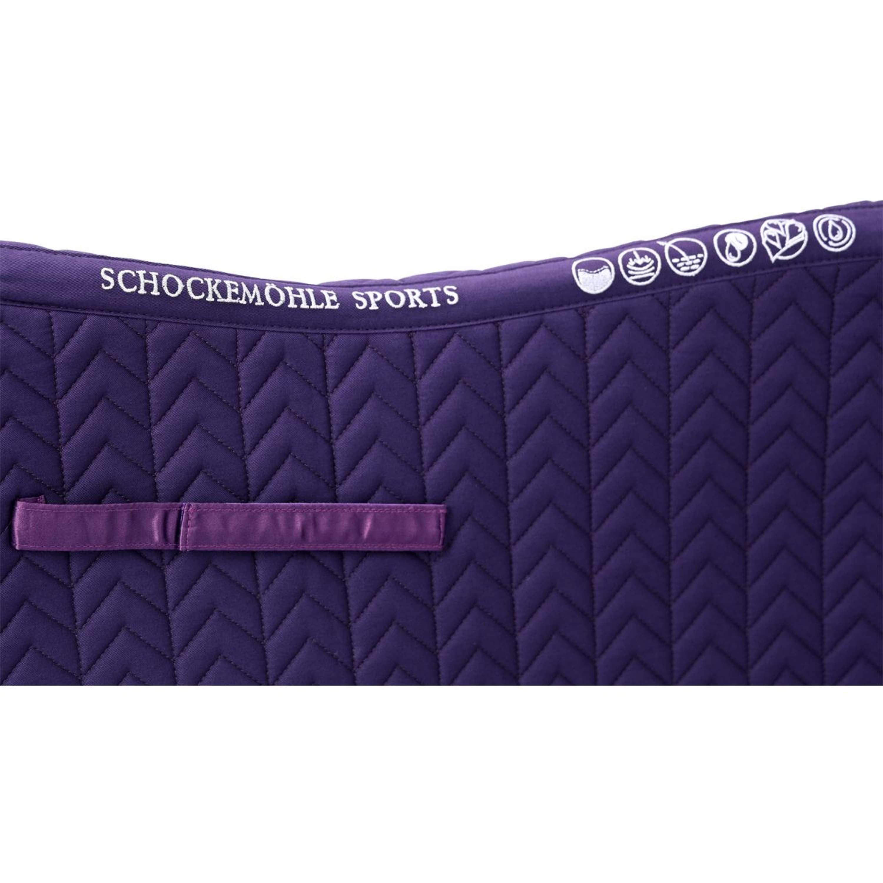 Schockemöhle Saddlepad SPCeramica Dressage Dark Purple
