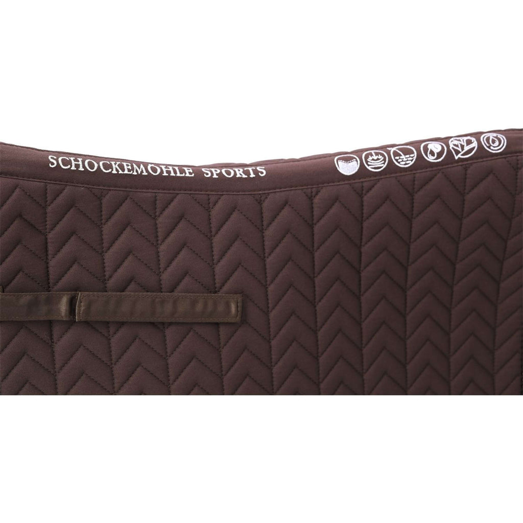 Schockemöhle Saddlepad SPCeramica Dressage Mocca