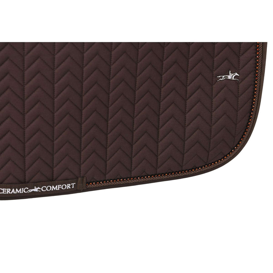 Schockemöhle Saddlepad SPCeramica Dressage Mocca