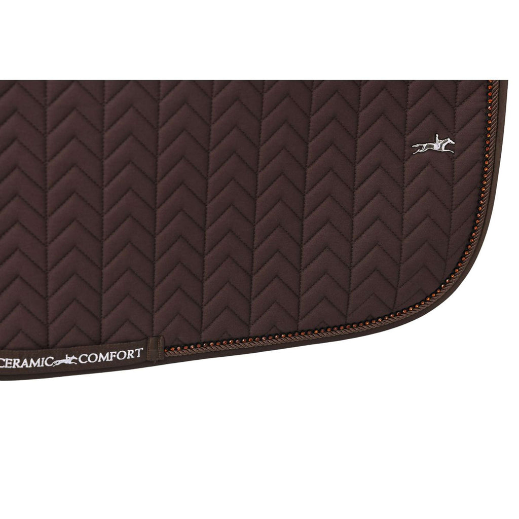 Schockemöhle Saddlepad SPCeramica Dressage Mocca