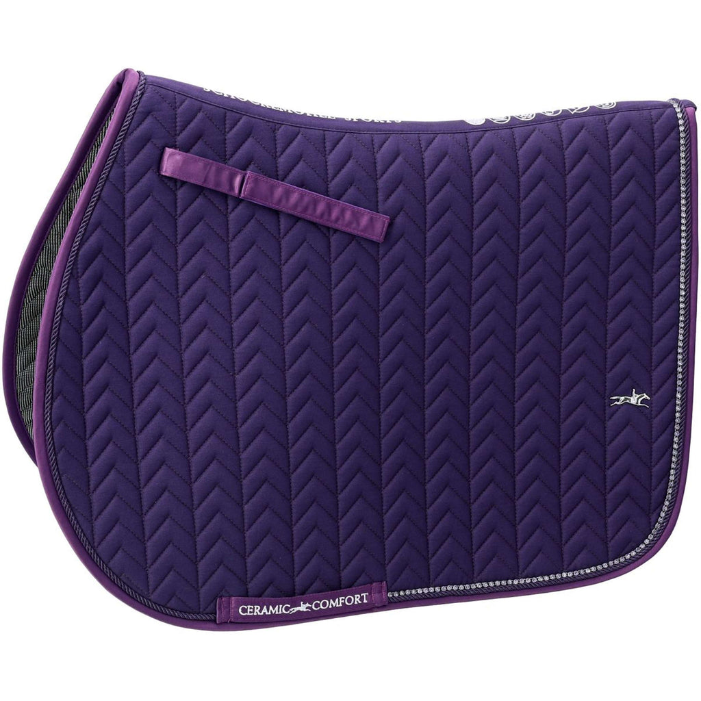 Schockemöhle Saddlepad SPCeramica Jumping Dark Purple