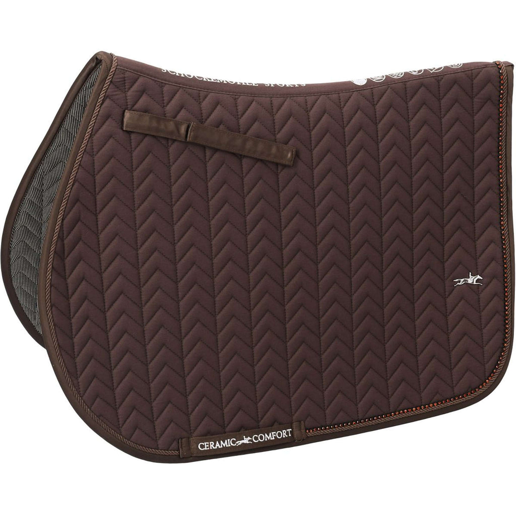 Schockemöhle Saddlepad SPCeramica Jumping Mocca