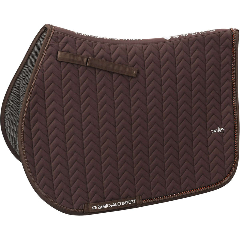Schockemöhle Saddlepad SPCeramica Jumping Mocca