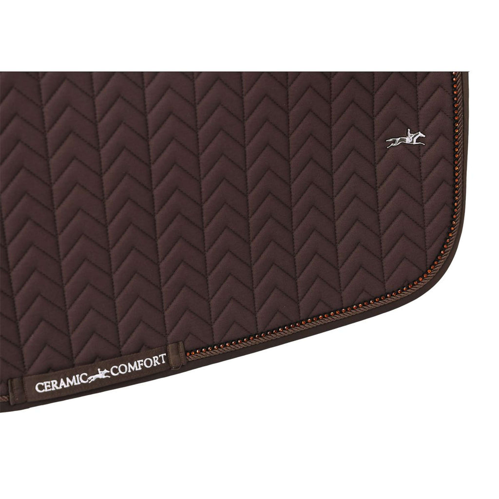 Schockemöhle Saddlepad SPCeramica Jumping Mocca