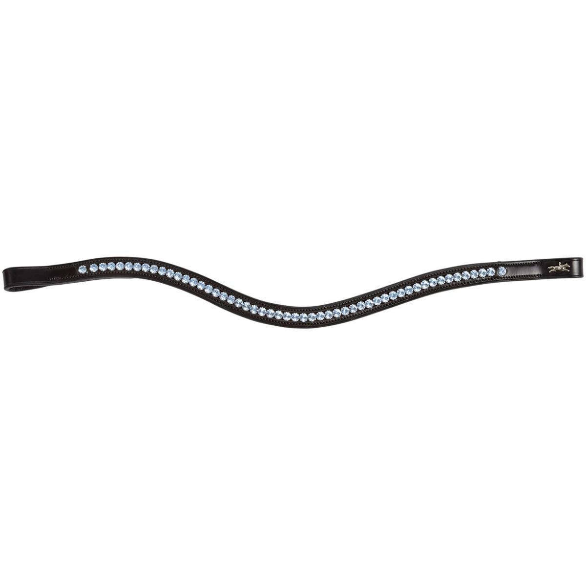 Schockemöhle Browband Diamond Select Black/Light Blue