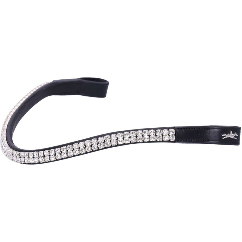 Schockemöhle Browband Valencia/Monticelli Black/Crystal