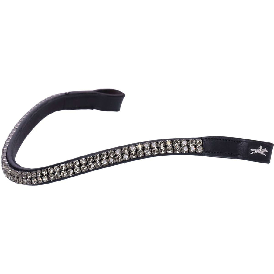 Schockemöhle Browband Valencia/Monticelli Black/Grey