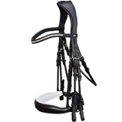 Schockemöhle Weymouth Bridle Classic Line Venice Black/Patent/White/Silver