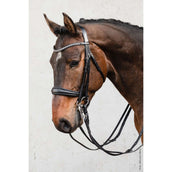 Schockemöhle Double Bridle Milton Black/Silver