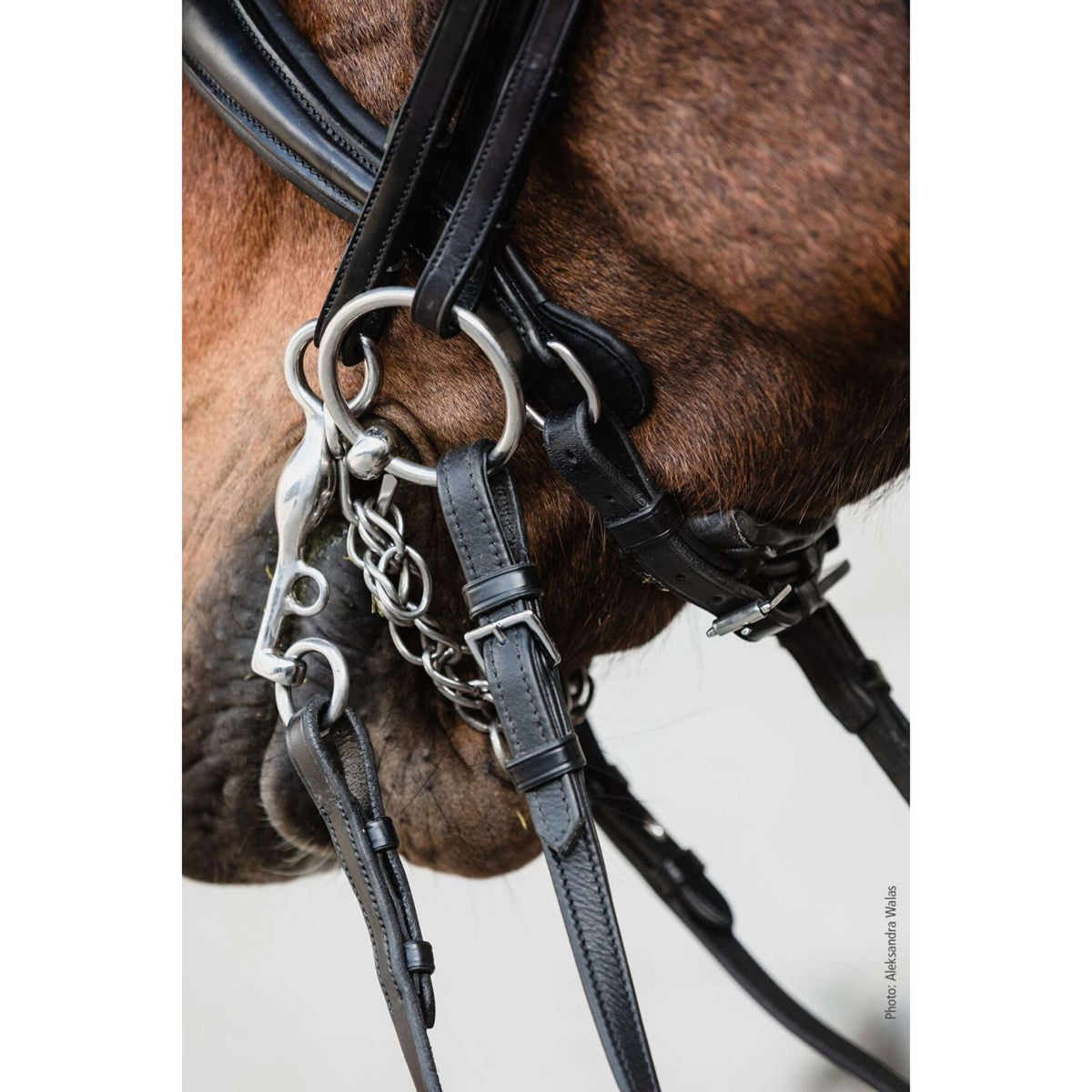 Schockemöhle Double Bridle Milton Black/Silver