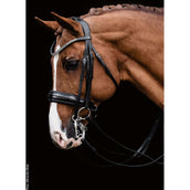 Schockemöhle Double Bridle Monticelli Black/Silver