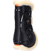 Schockemöhle Tendon Boots Airflow Champion with Fur Black