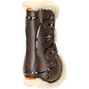 Schockemöhle Tendon Boots Airflow Champion with Fur Brown