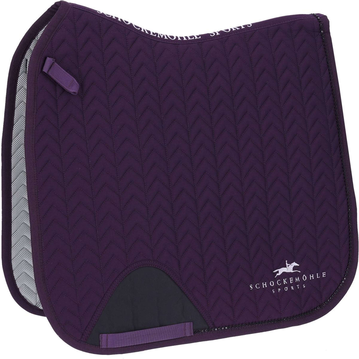 Schockemöhle Saddlepad Power Pad Logo Dressage Deep Mauve