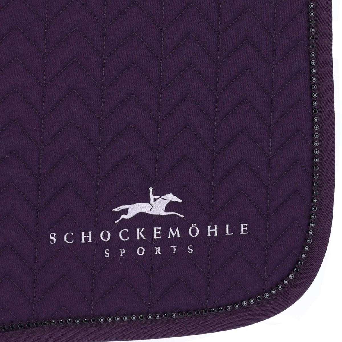 Schockemöhle Saddlepad Power Pad Logo Dressage Deep Mauve