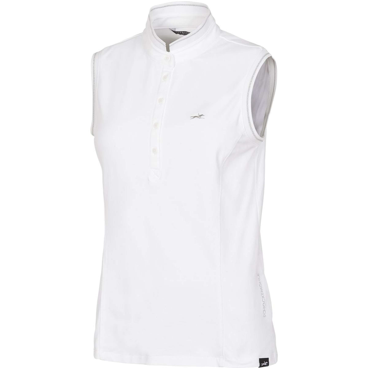 Schockemöhle Poloshirt Hanna Sleeveless Optical White