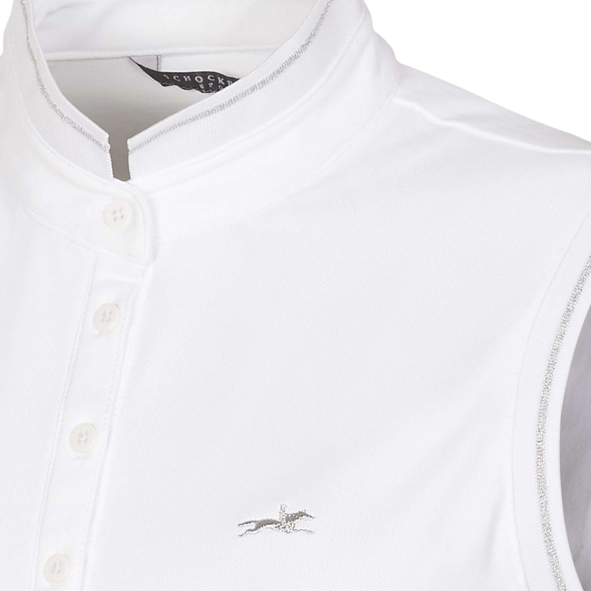 Schockemöhle Poloshirt Hanna Sleeveless Optical White