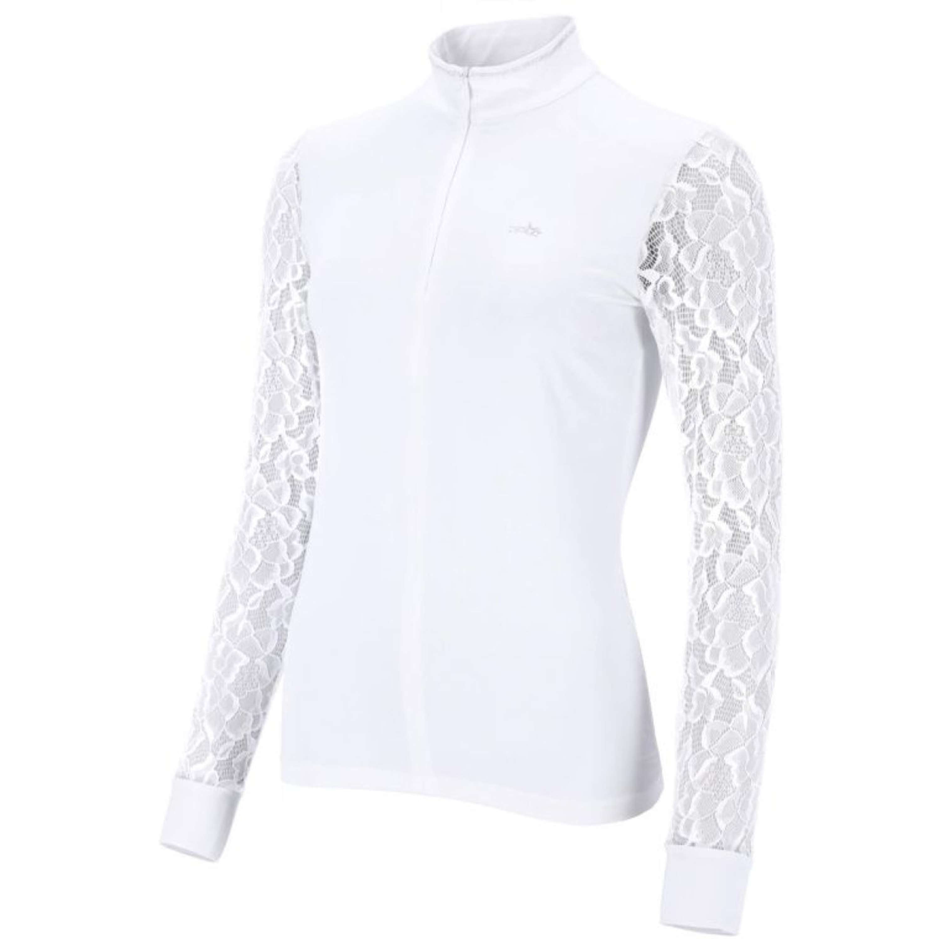 Schockemöhle Competition Shirt SPAlicia Lange mouwen Optical White