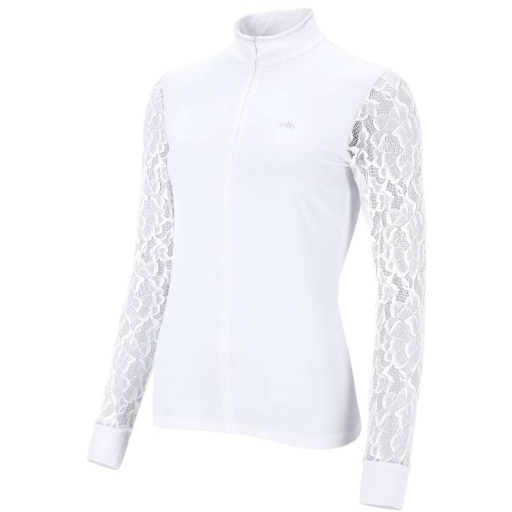 Schockemöhle Competition Shirt SPAlicia Lange mouwen Optical White