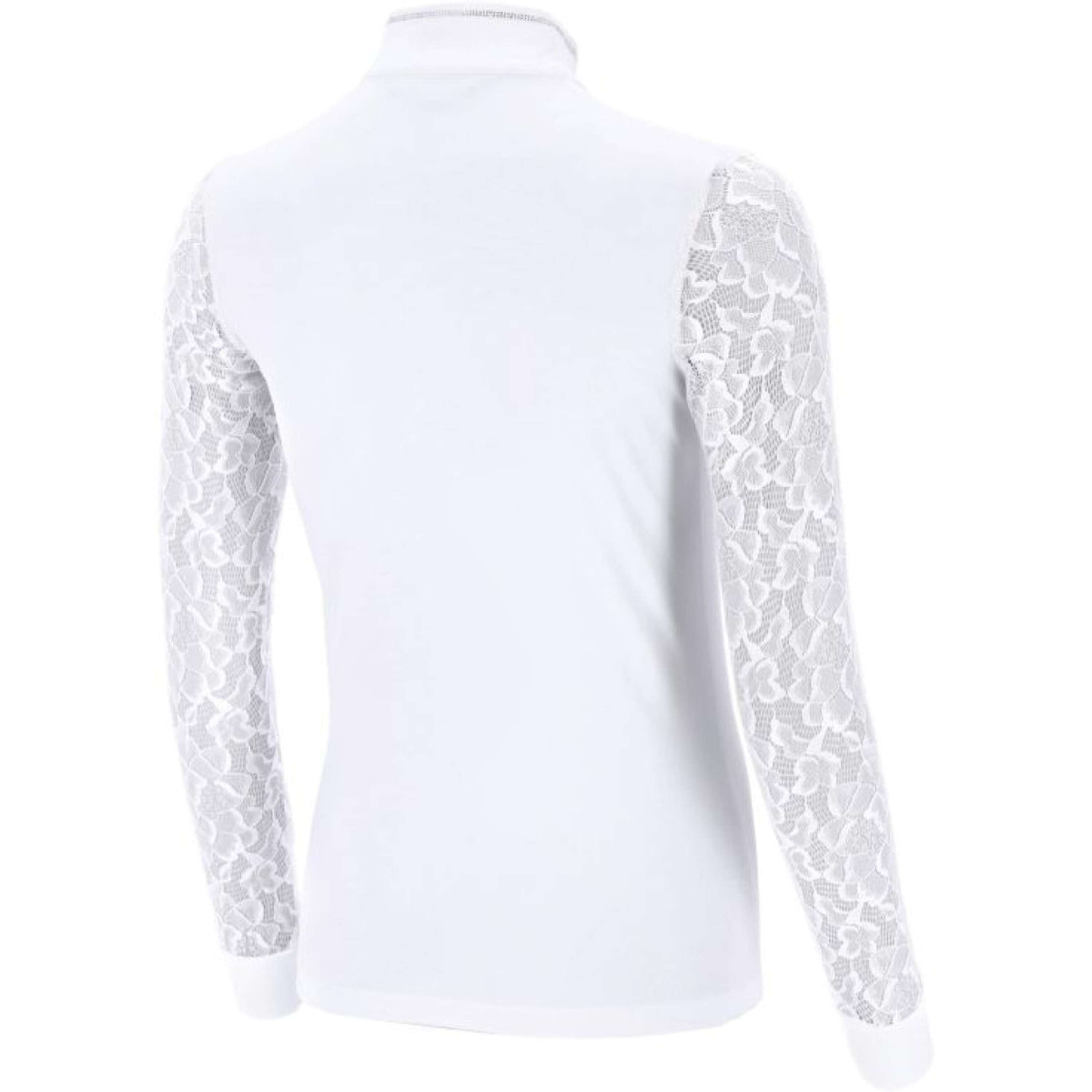 Schockemöhle Competition Shirt SPAlicia Lange mouwen Optical White