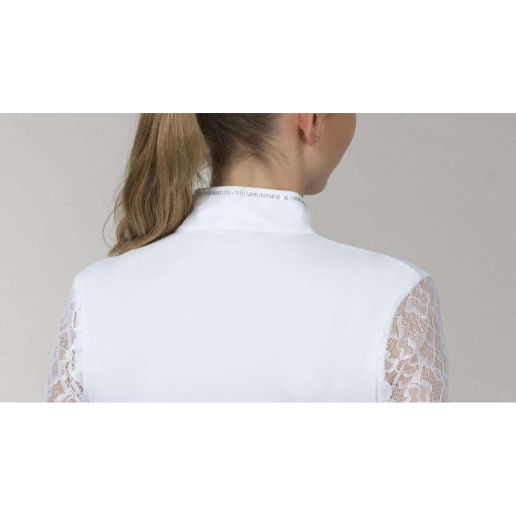 Schockemöhle Competition Shirt SPAlicia Lange mouwen Optical White