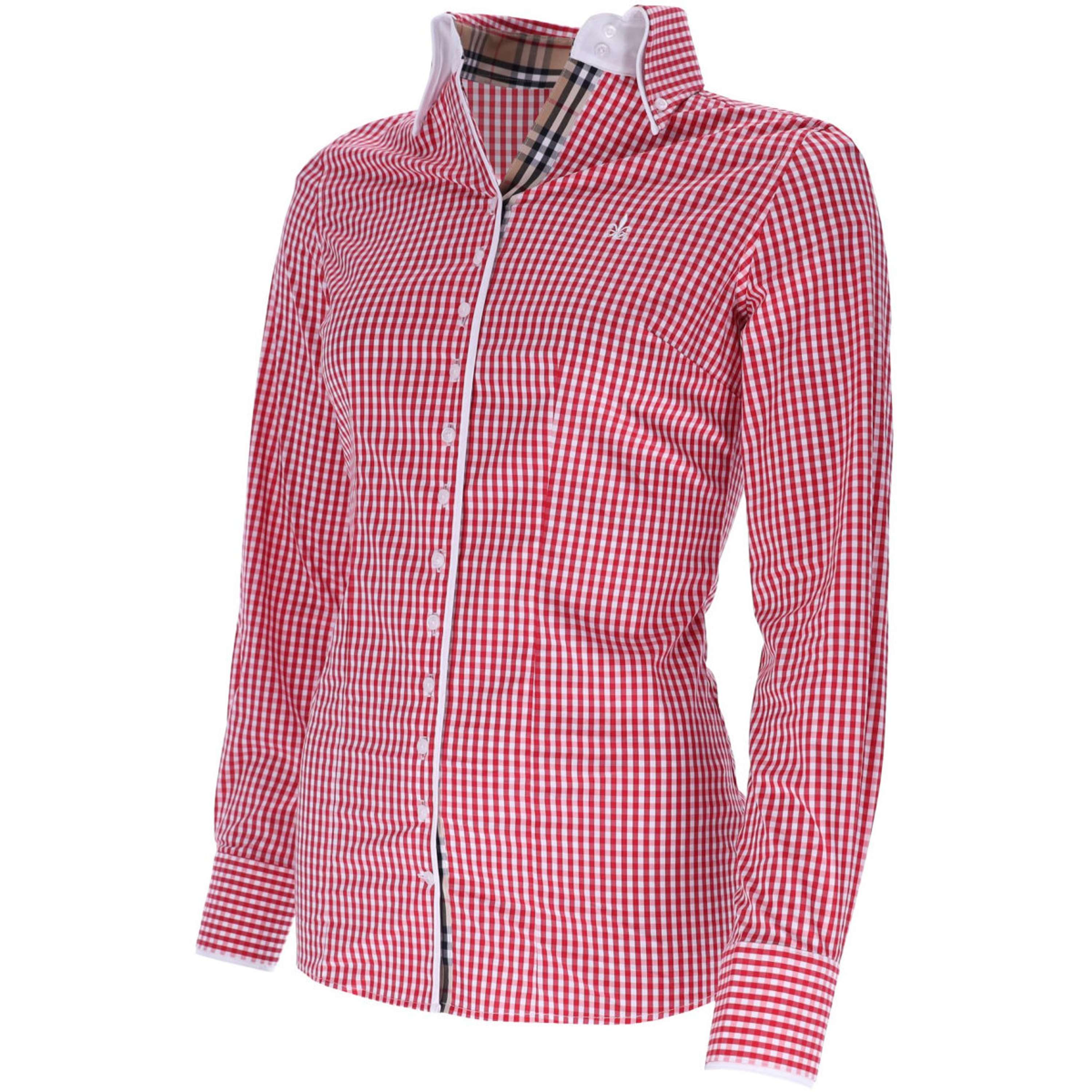 Schockemöhle Blouse FDL Eleonora London B White Red