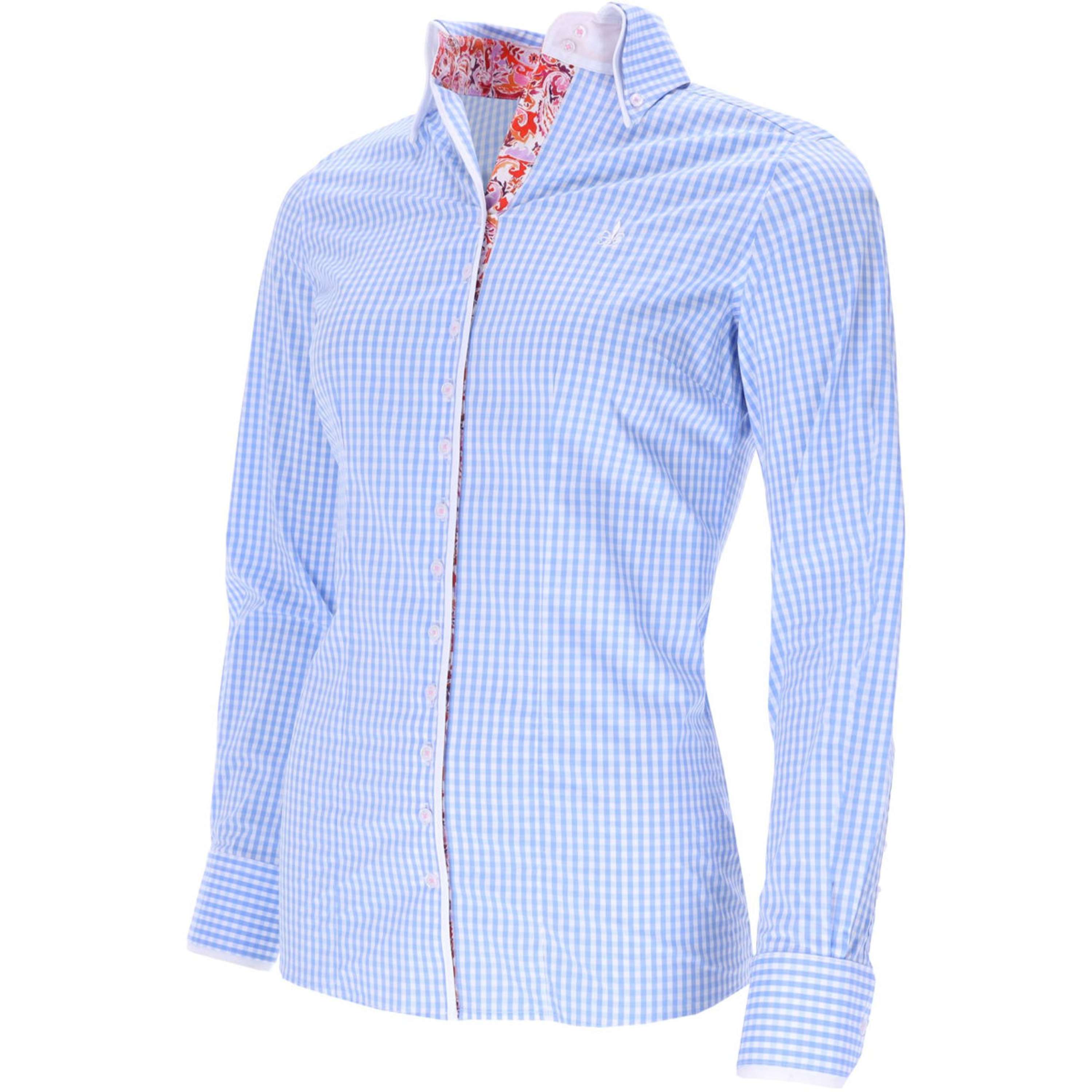 Schockemöhle Blouse FDL Eleonora Paisley L White/Blue