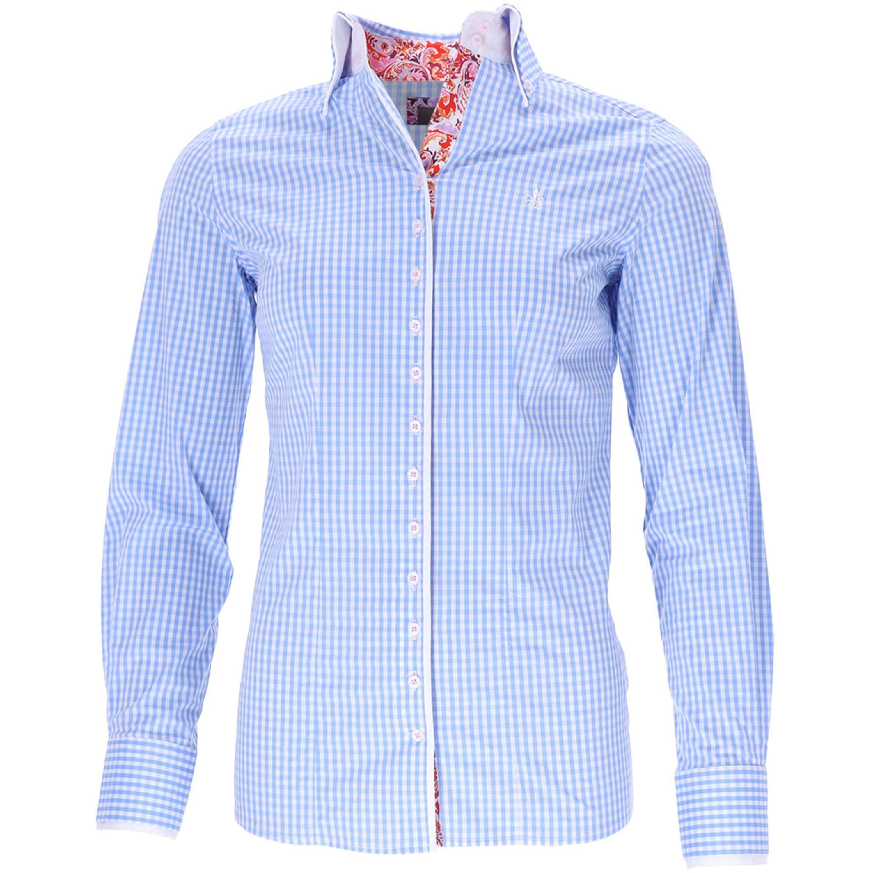 Schockemöhle Blouse FDL Eleonora Paisley L White/Blue