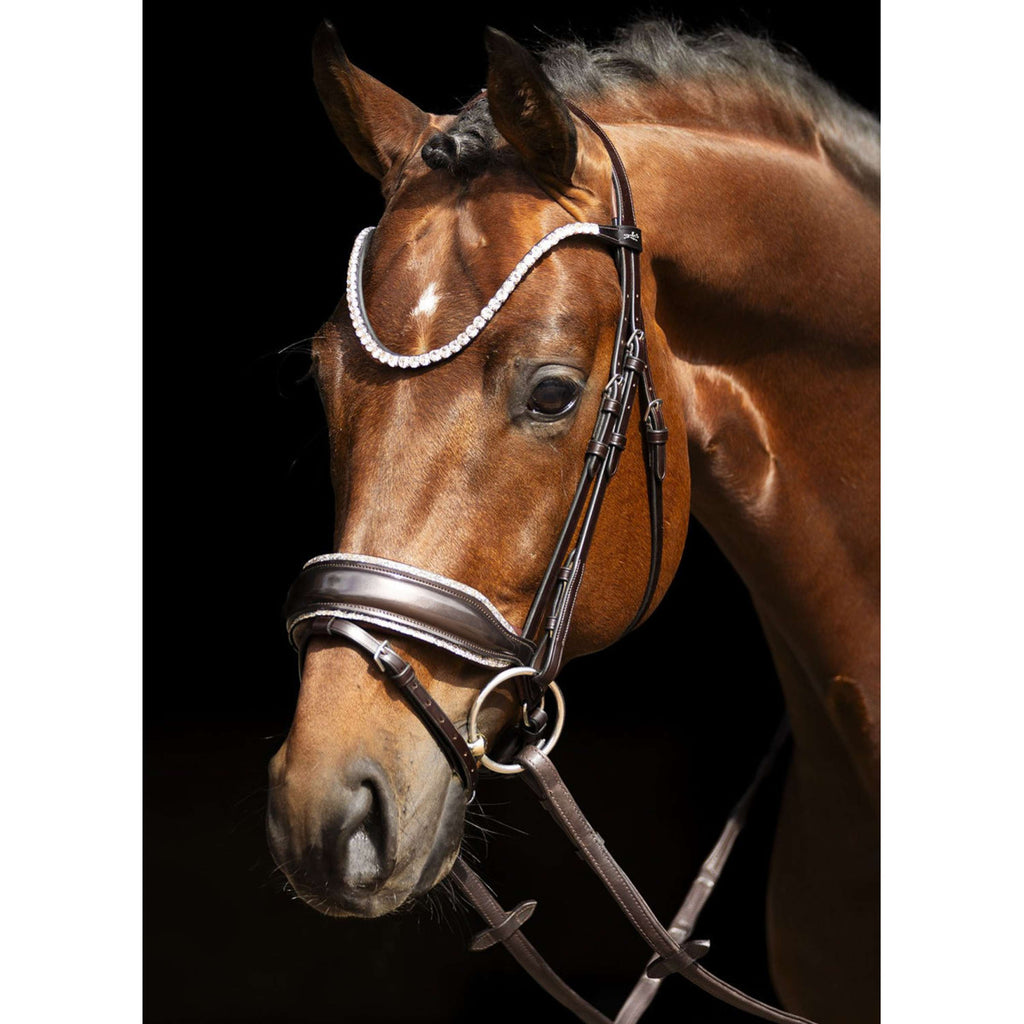 Schockemöhle Bridle SPLuxury Dressage Espresso/Toffee/Silver