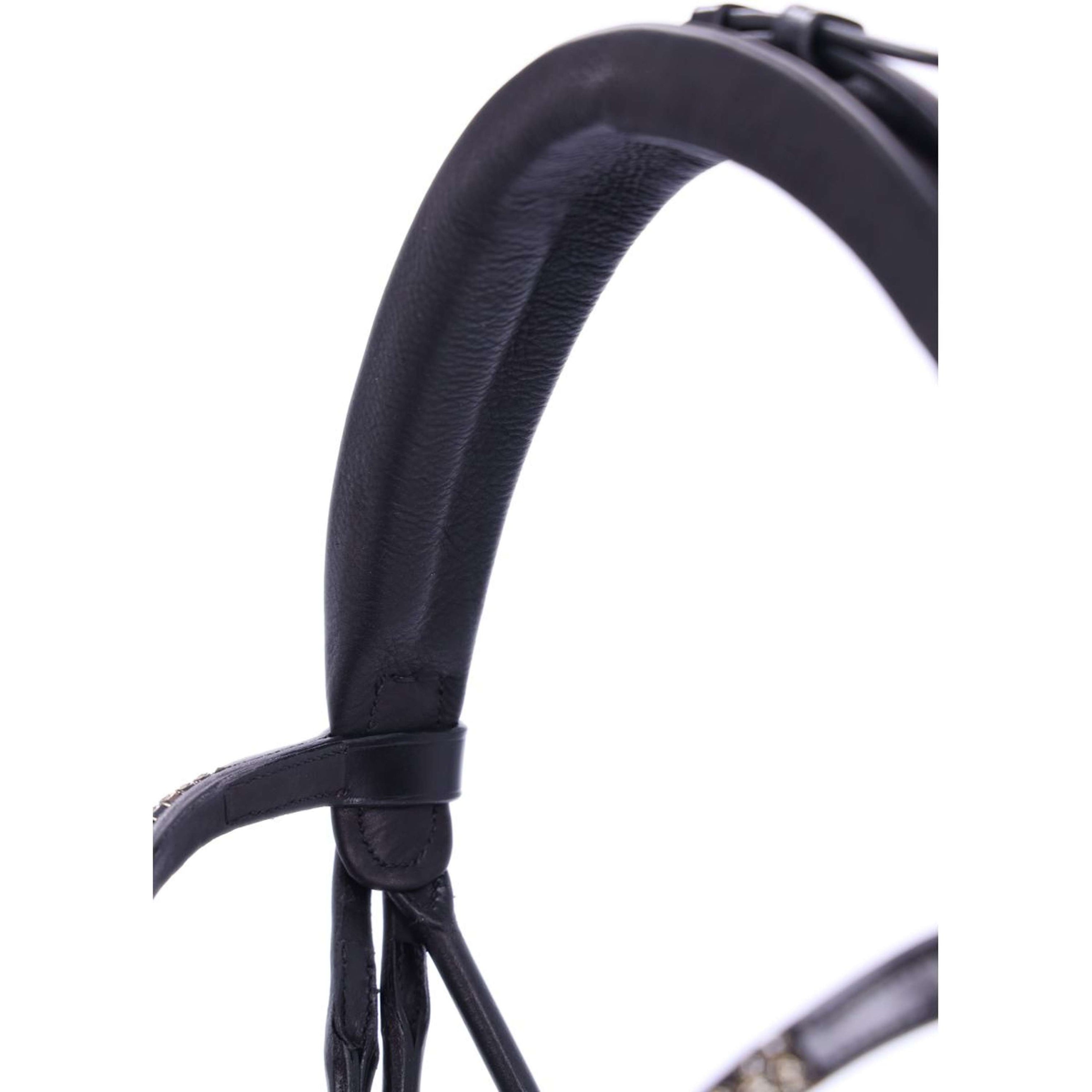 Schockemöhle Double Bridle SP Isabell Werth Bella Rose Black/Patent/Silver