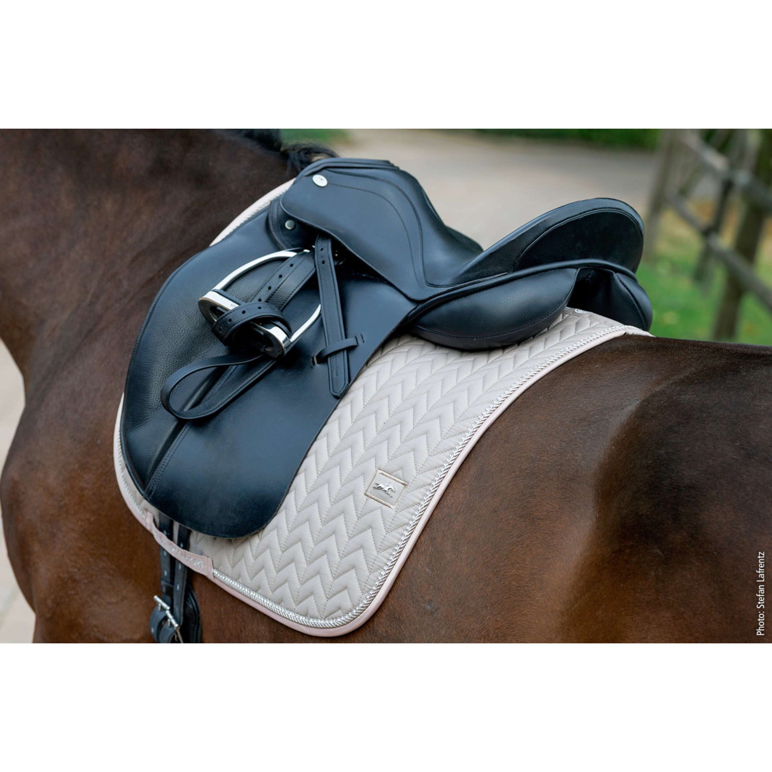 Schockemöhle Saddlepad SPCeramica D Style Dressage Stone