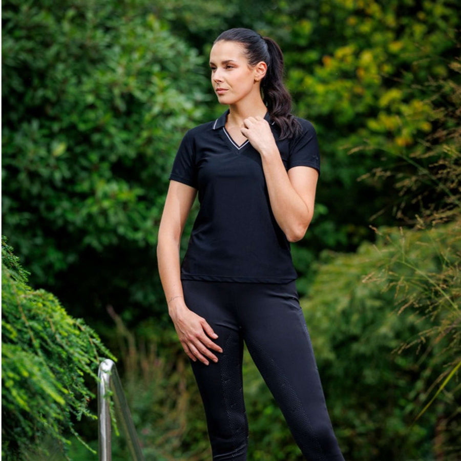 Schockemöhle Poloshirt SPMiley Style Black