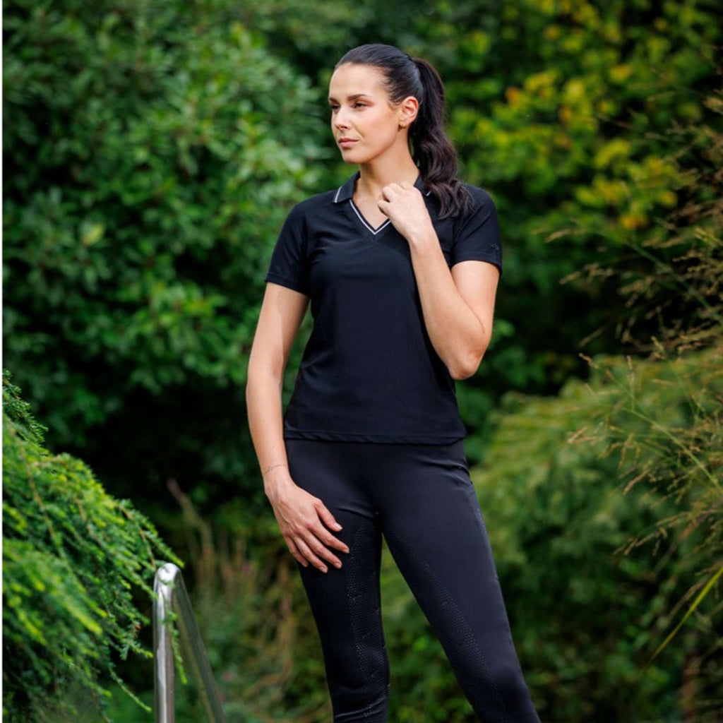 Schockemöhle Poloshirt SPMiley Style Black