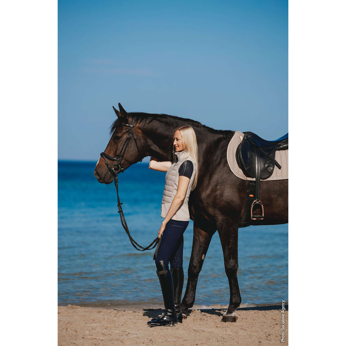 Schockemöhle Saddlepad SPCeramica S Style Jumping Stone