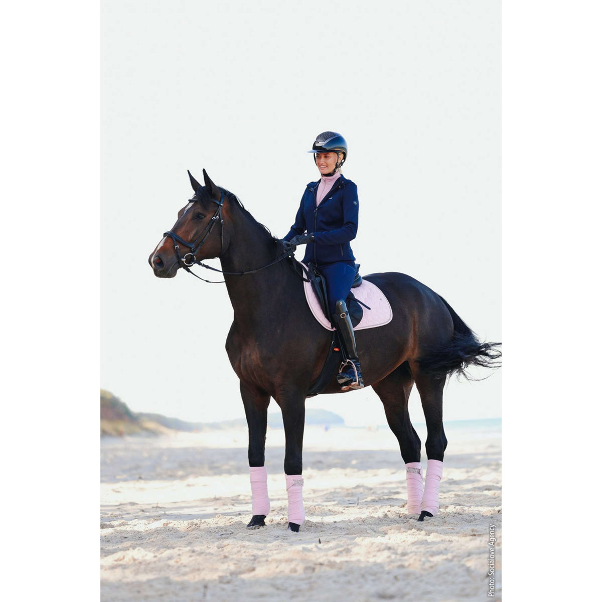 Schockemöhle Saddlepad SP High Density S Style Jumping Pale Pink