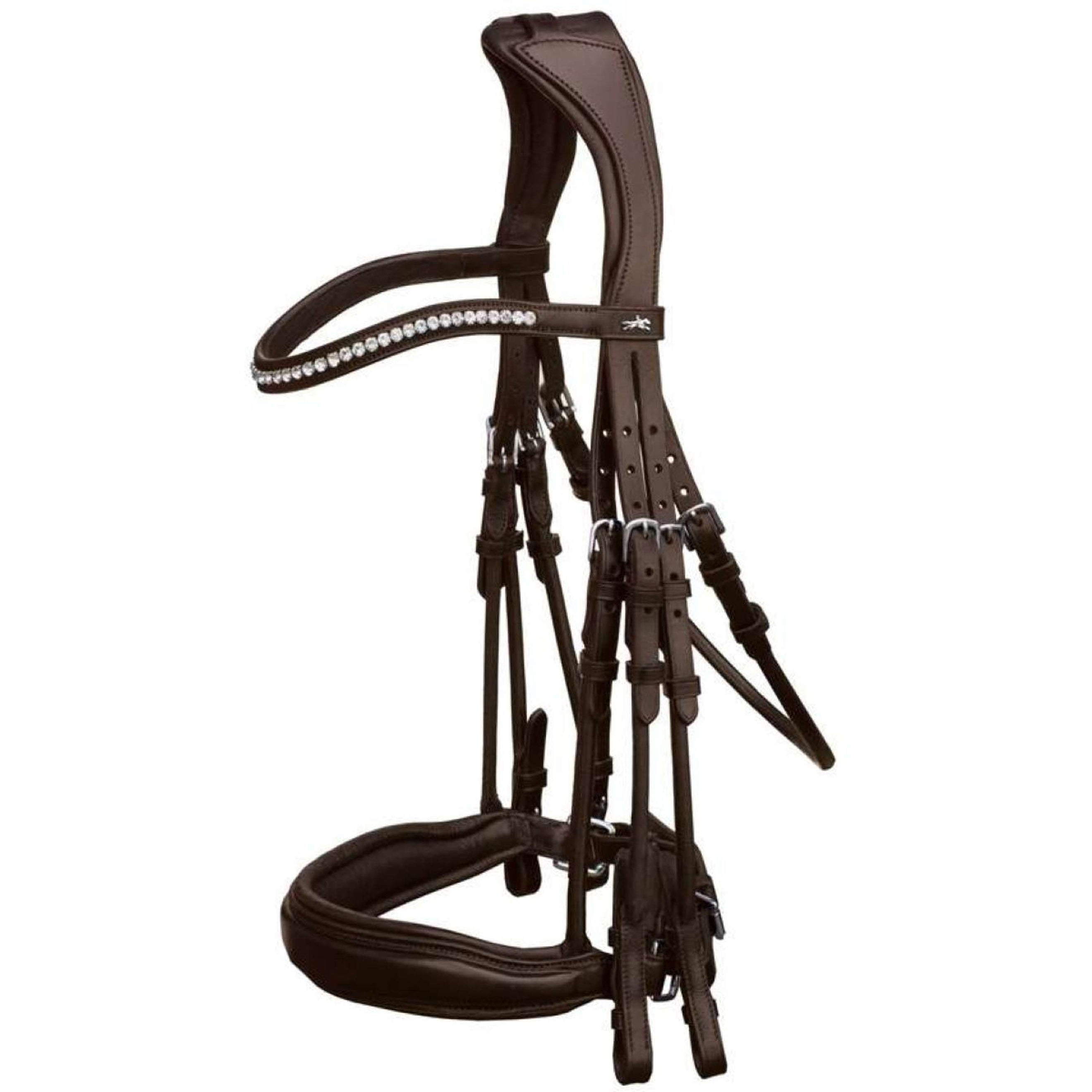 Schockemöhle Double Bridle Classic Line Venice Espresso/Silver